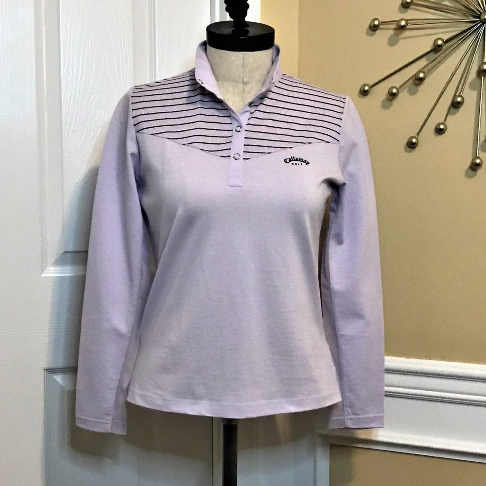 Callaway Women's Long Sleeve Golf Shirt Lavender